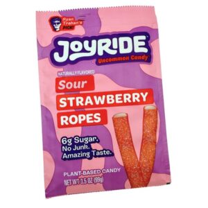 Joyride Sour Strawberry Rope Candy 3.5oz 10ct